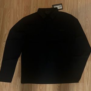 Mens Prada Shirt Size L Dark Blue